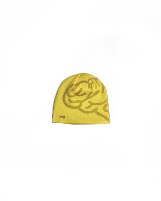 Bonnet Cloudy Jaune